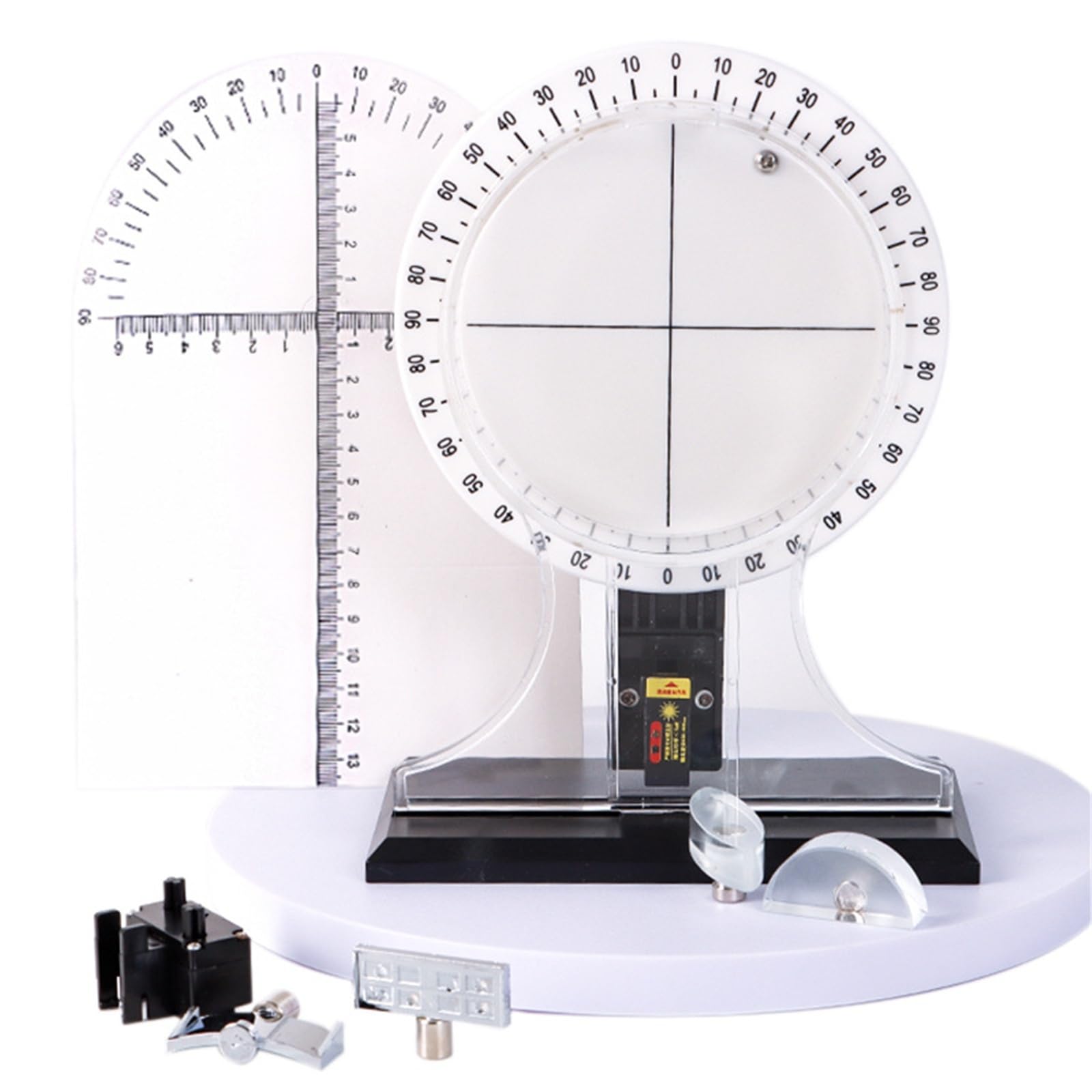 TIANQIHAO Light Reflection And Refraction Demonstrator, Propagation Optics Experiment Model With 5 Lenses And Water Sink, Physical Teaching Apparatus, Physics Lab Educational Equip