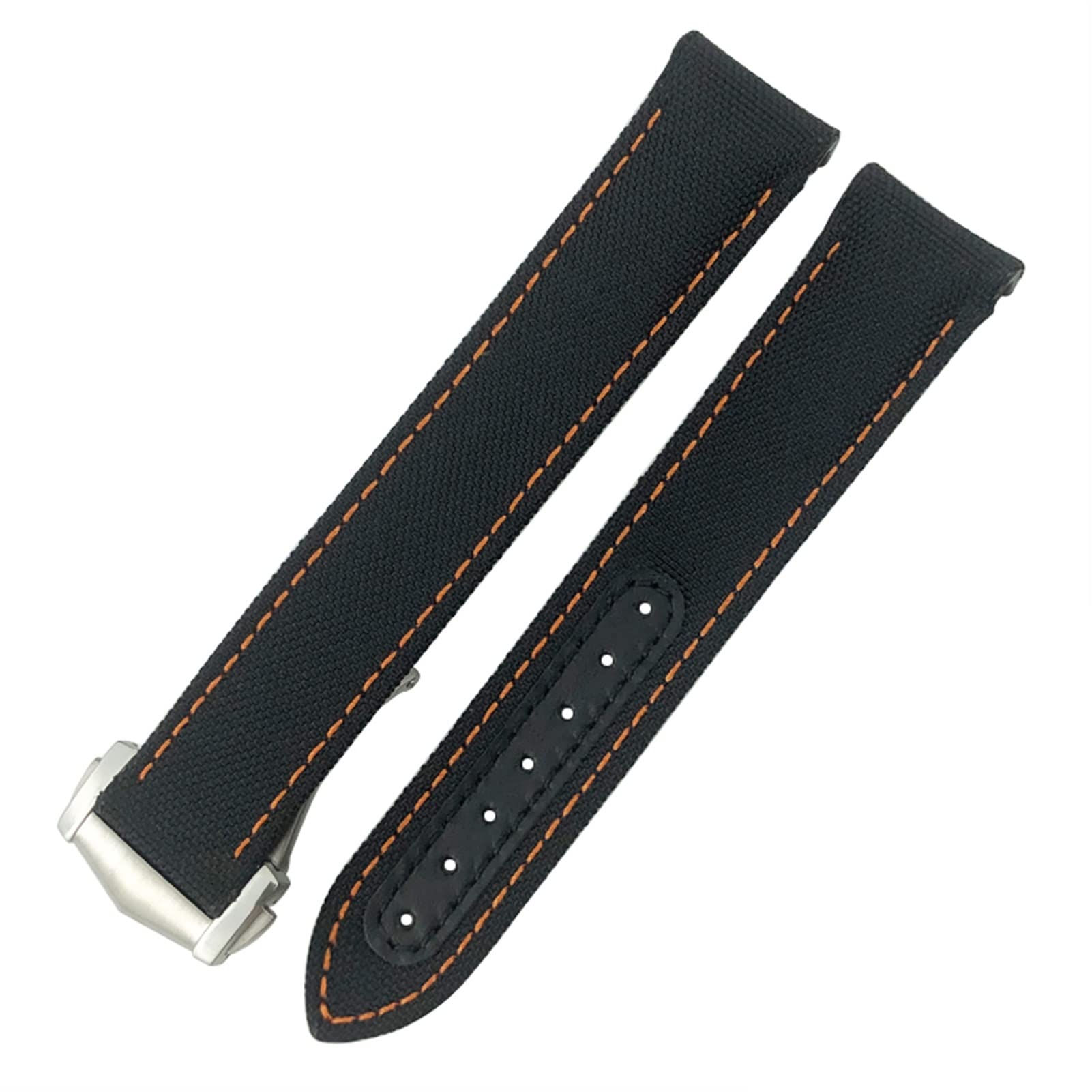 Bracelet en nylon 20 mm étanche et incurvé pour Omega Seamaster Diver
