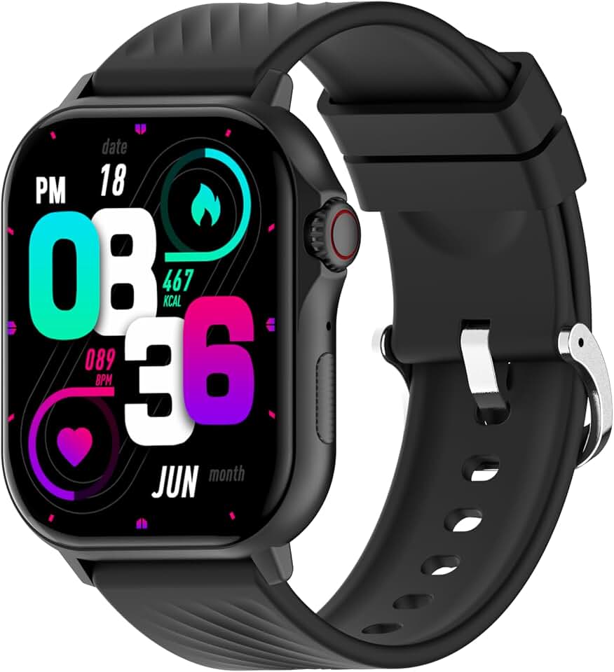 Smartwatch Relógio Inteligente My Watch G08GPS Haiz AMOLED 2.13” | GPS Integrado 1ATM Chamadas +100 Modos Esportivos (Preto)