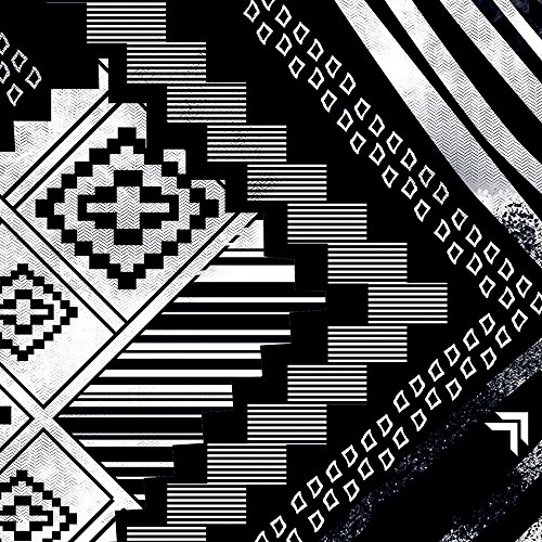 Image of JUNK Brands Big Bang Lite Black & White Headband - Moisture-Wicking, Performance Fabric, Non-Slip, Sports Sweatband for Men & Women