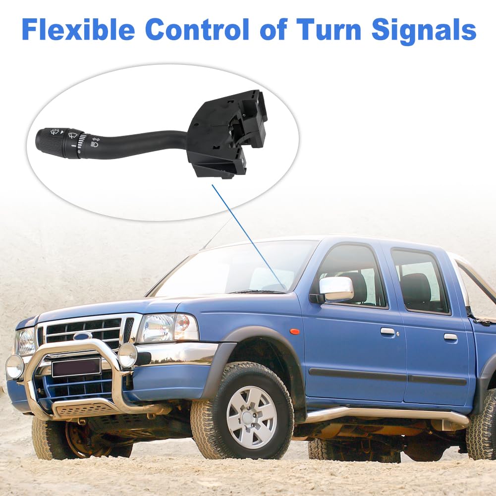 JDMON Turn Signal Switch Compatible with Ford F-150/250/350 1999-2003 F-250/F-350/F-450/F-550/Super Duty Multifunction Switch Replace# YL3Z13K359AAA YL5Z13K359AAA DS1372