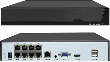 POE NVR 500万画素 8TB迄対応 48V給電「POE-NVR8.A」 Amazon.com : Vonnision 4K PoE Network Video Recorder NVR, 8