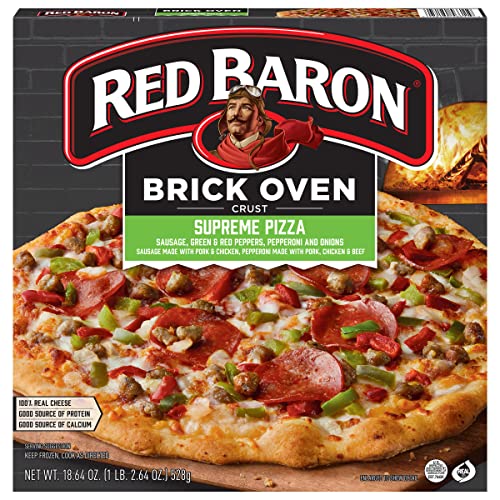 Red Baron Brick Oven Supreme Pizza, Frozen, 18.64 Oz