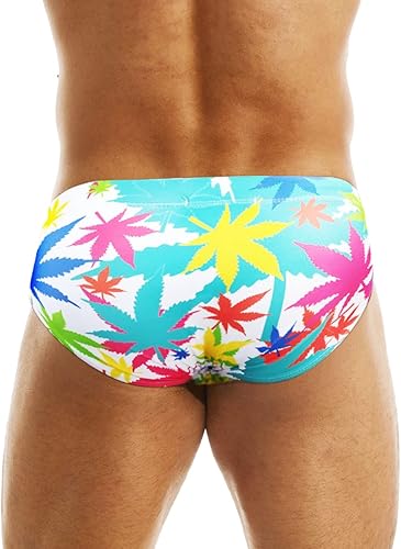 Miniatura 3 de MIZOK Traje de baño de secado rápido con estampado de moda para hombre con cordón