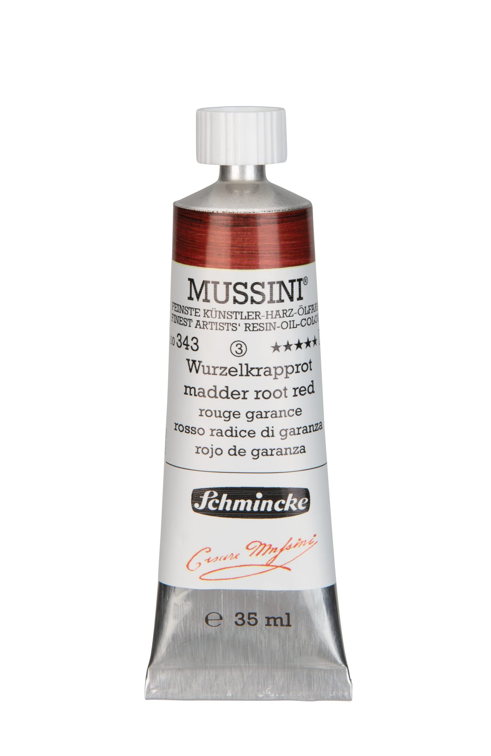 Mussini Huile 35ml MADDER ROOT TONE peinture extra fine tube