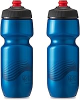 Vista 19 de Polar Bottle Breakaway Single Wall by HydraPak (20oz, 24oz, 30oz) - BPA-Free, Cycling & Sports Squeeze Bottle Blanco