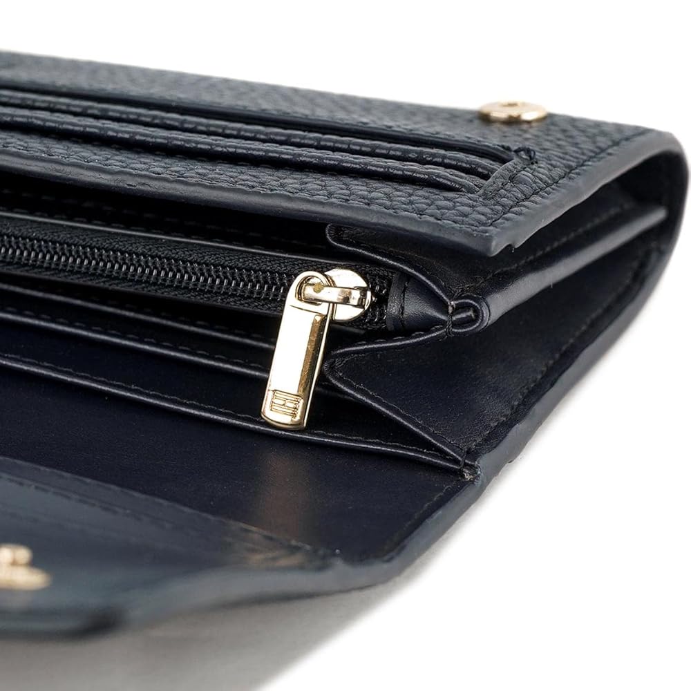 【日本未入荷】  トミーヒルフィガー ブルー 長財布 TOMMY HILFIGER トミーヒルフィガー 財布 31TL19X006 HILFIGER