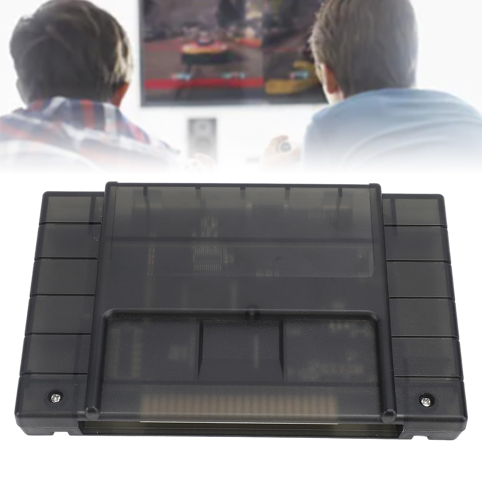 Cartucho de Juego 3000 en 1, Cartucho de Videojuego V1.0 con Tarjeta de Memoria de 8 GB para Consola SFC, Juegue una Amplia Gama de Juegos, Accesorio Multifuncional (Negro