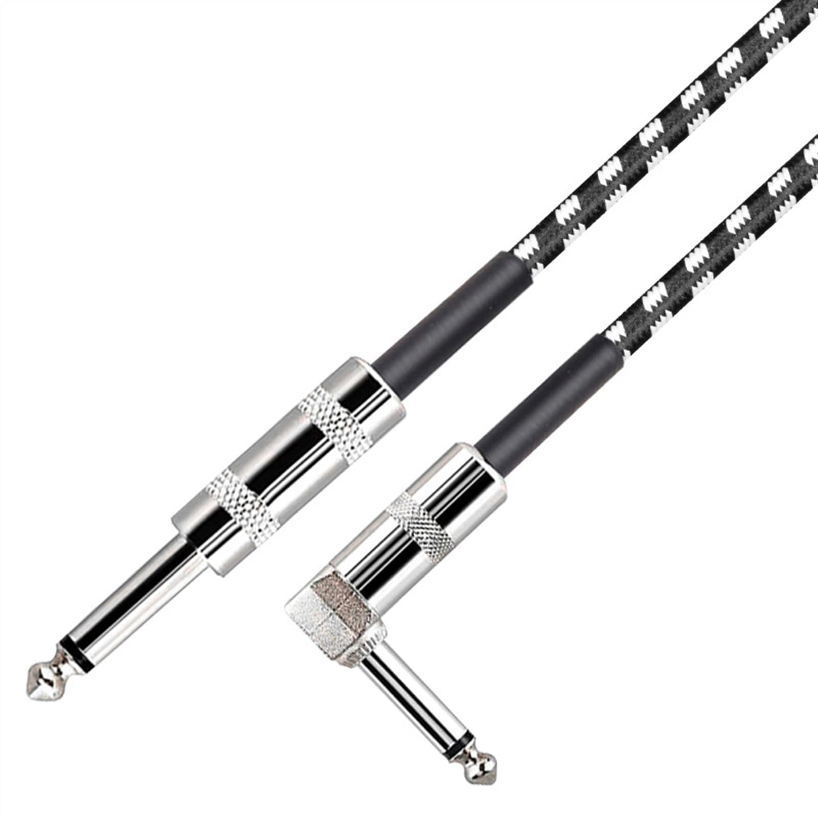 Cable de interconexión de audio Cable de audio for guitarra 6,35 mm, 3 metros, cobre libre oxígeno chapado en oro(06)