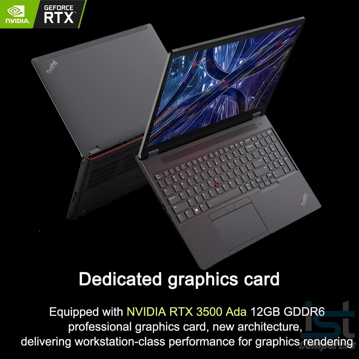 Lenovo ThinkPad P16 Mobile Workstation Laptop (16" 4K UHD+, NVIDIA RTX 3500 Ada 12GB, Intel Core i7-14700HX, 32GB DDR5, 1TB SSD) for Engineer, Designer, Architect, Fingerprint, IST Hub, Win 11 Pro