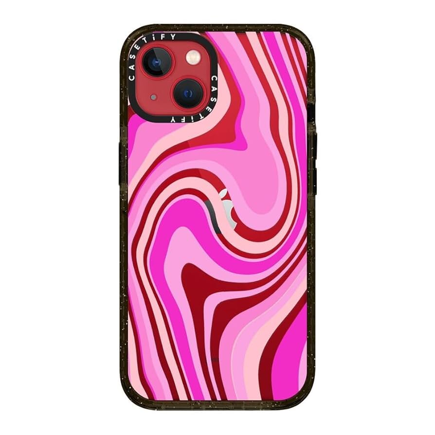 Apple iPhone 13 pink ➕CASETiFYケース 256G Amazon.com: CASETiFY Impact Case for iPhone 13 - Pink Swirls