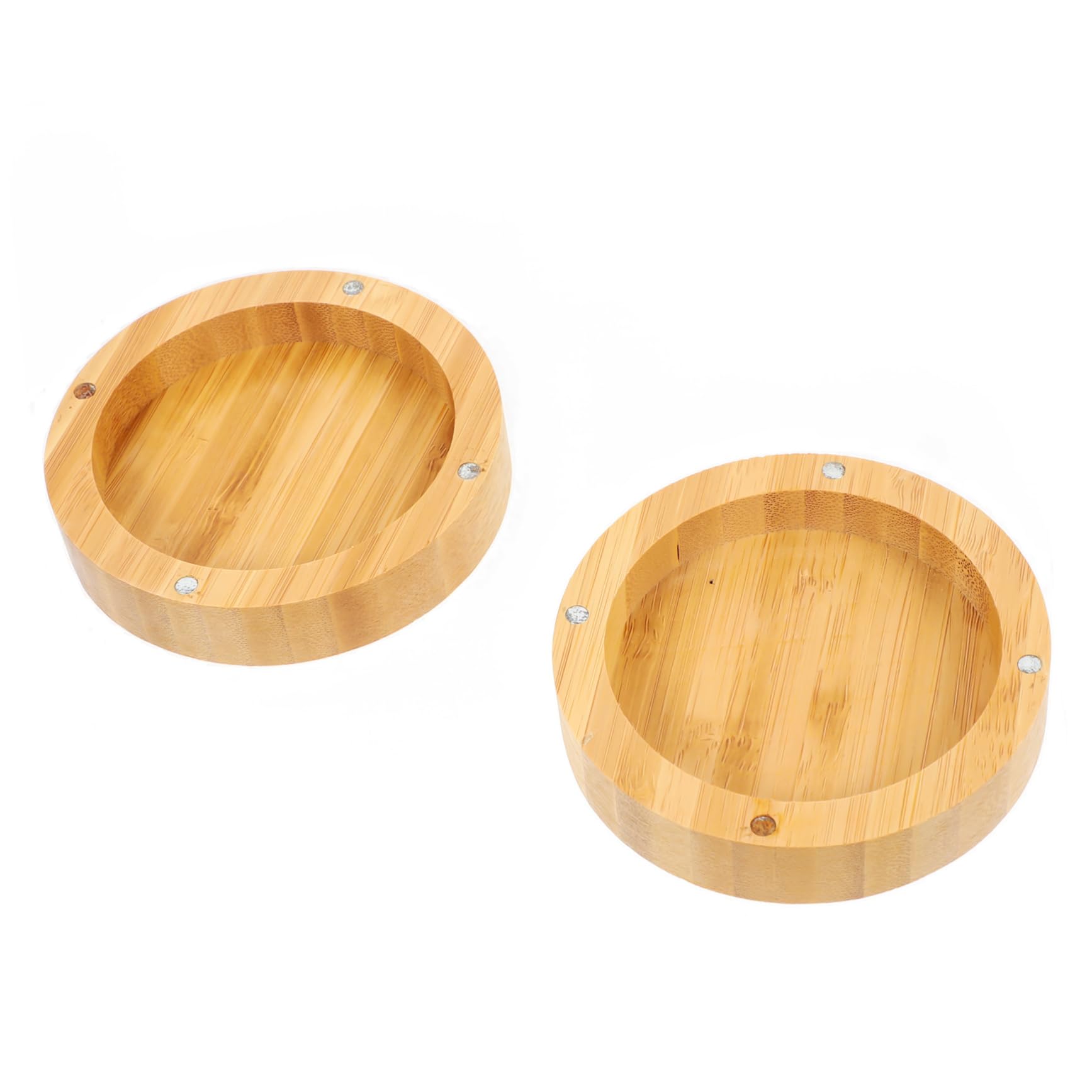 STOBAZA Elegant Bamboo Cocktail Salt Box Salt Sugar Storage for Bars Cocktails Juice Flavors