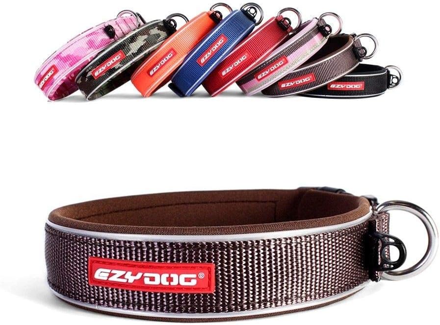 EzyDog Neo - Dog Collar - Extra Large(52-61cm) - Chocolate