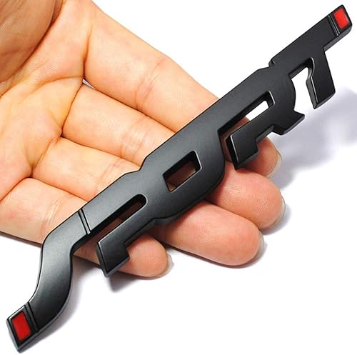 Miniatura 2 de Paquete de 2 calcomanías deportivas de metal para automóvil, emblema 3D de alta calidad para guardabarros laterales y maletero, compatibles con