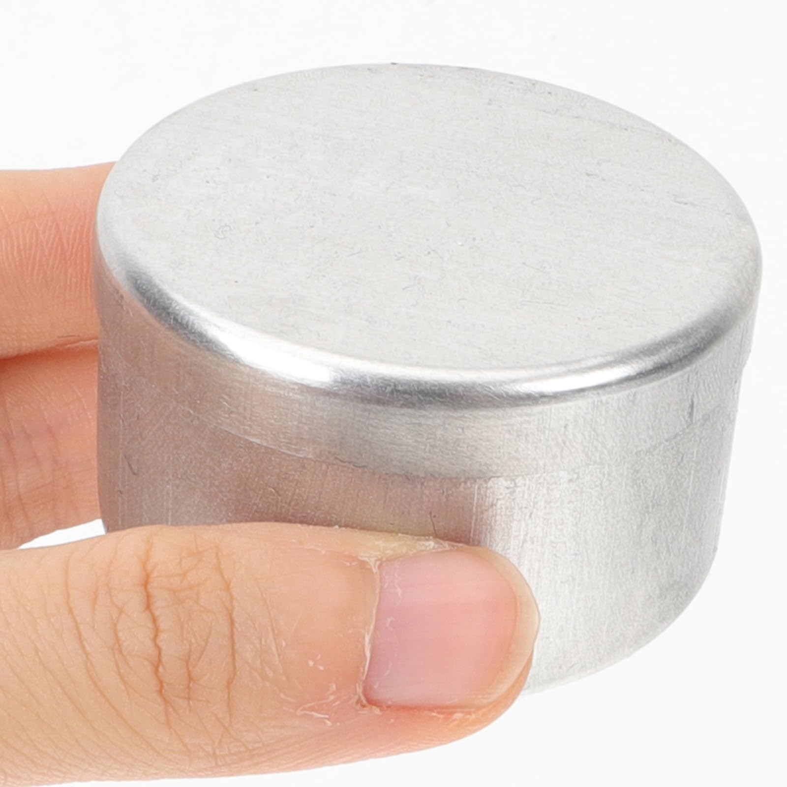 Boîtes de Pesée Rondes pour Échantillons de Sol en Aluminium Argenté 9pcs Surface Lisse Adaptées aux Expériences de Laboratoire