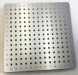 CMM Fixtures Base Plates M6 M8 1/4-20 Thread 300x300 mm R-PC-13300300-15-8 Plate