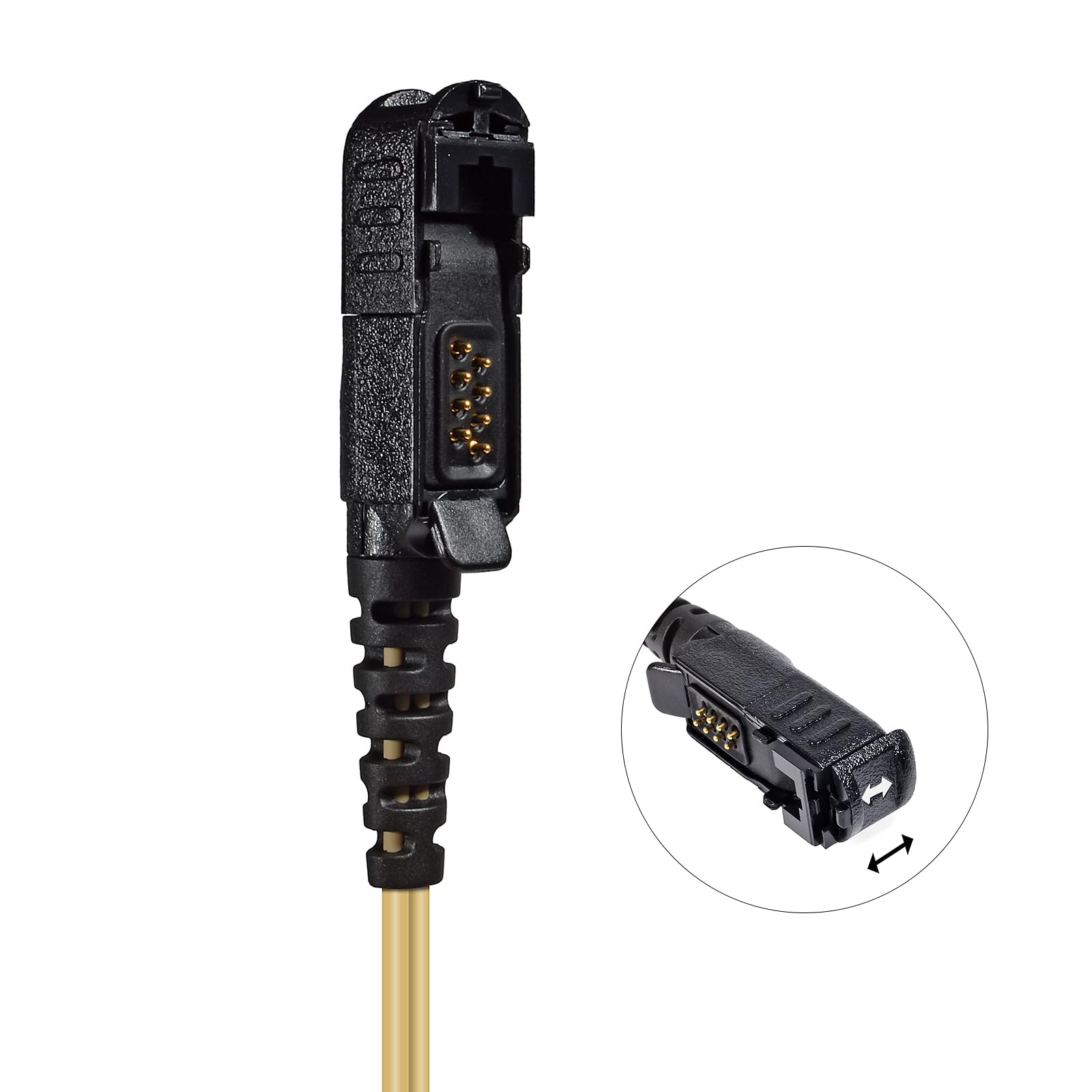 UAYESOK Security Radio Earpiece for Motorola MOTOTRBO DP2400 DP2600 DP3441 DP3661 DP2000 XPR3300e XPR3500 XIR P6600 DEP550 - Image 2