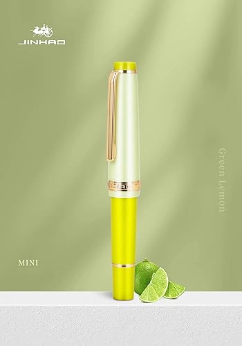 Miniatura 10 de Jinhao 82 - Pluma estilográfica de 3 piezas, color rojo vino, verde militar y gris, punta fina dorada con juego de convertidor, mini bolígrafos