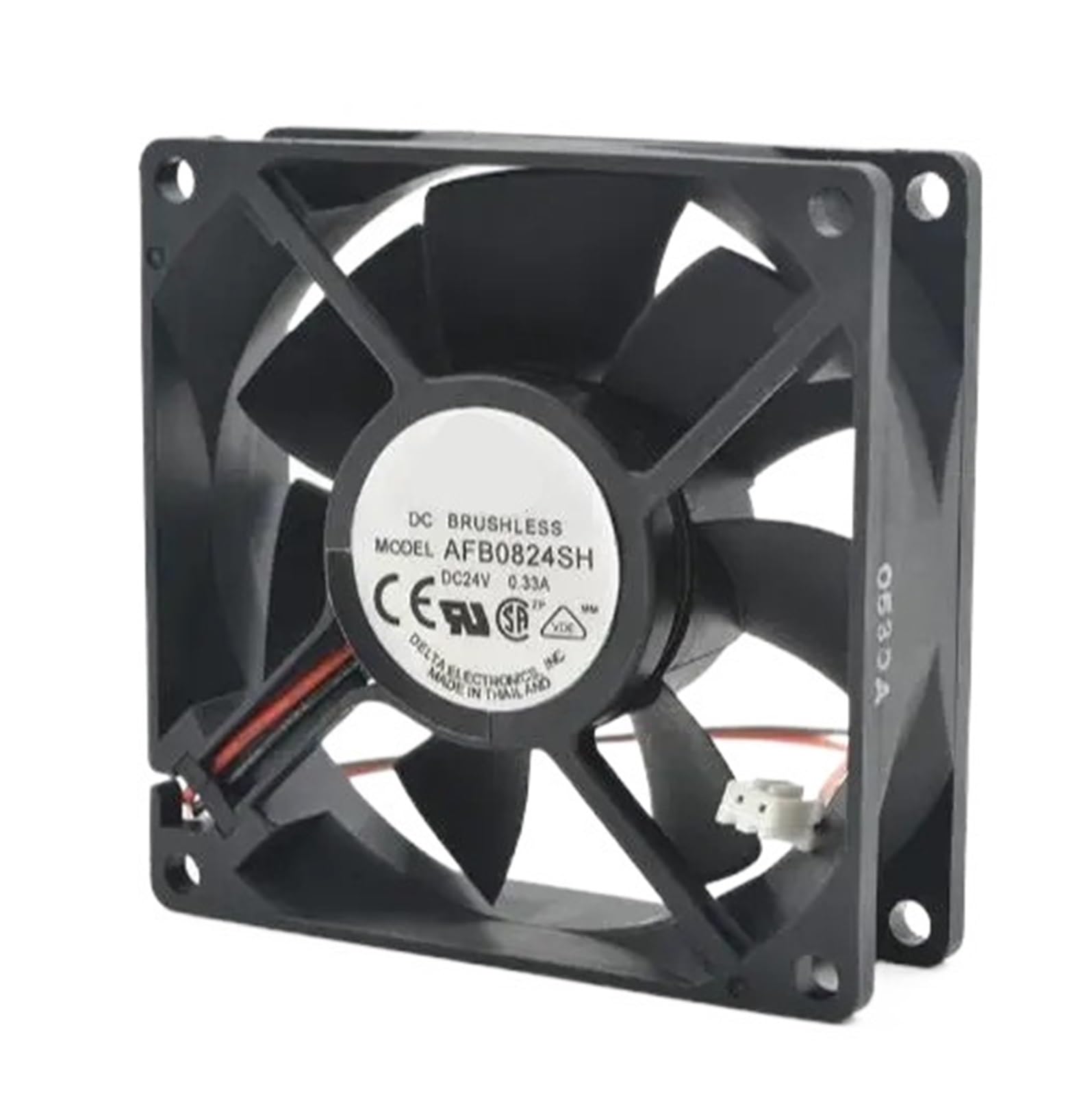 TYHUJKKL 8025 AFB0824SH DC24V 0.33A 80 * 80 * 25MM 8CM 2/3 wire cooling fan