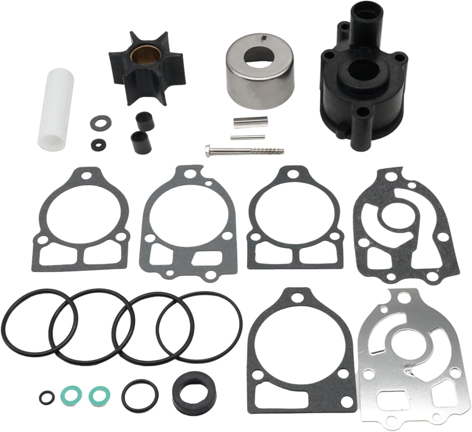 96148A8 Water Pump Impeller Kit for Mercury Marine Outboards and for MerCruiser R MR Alpha One Stern Drives 65HP-220HP Replace 46-96148Q8 46-96148A8