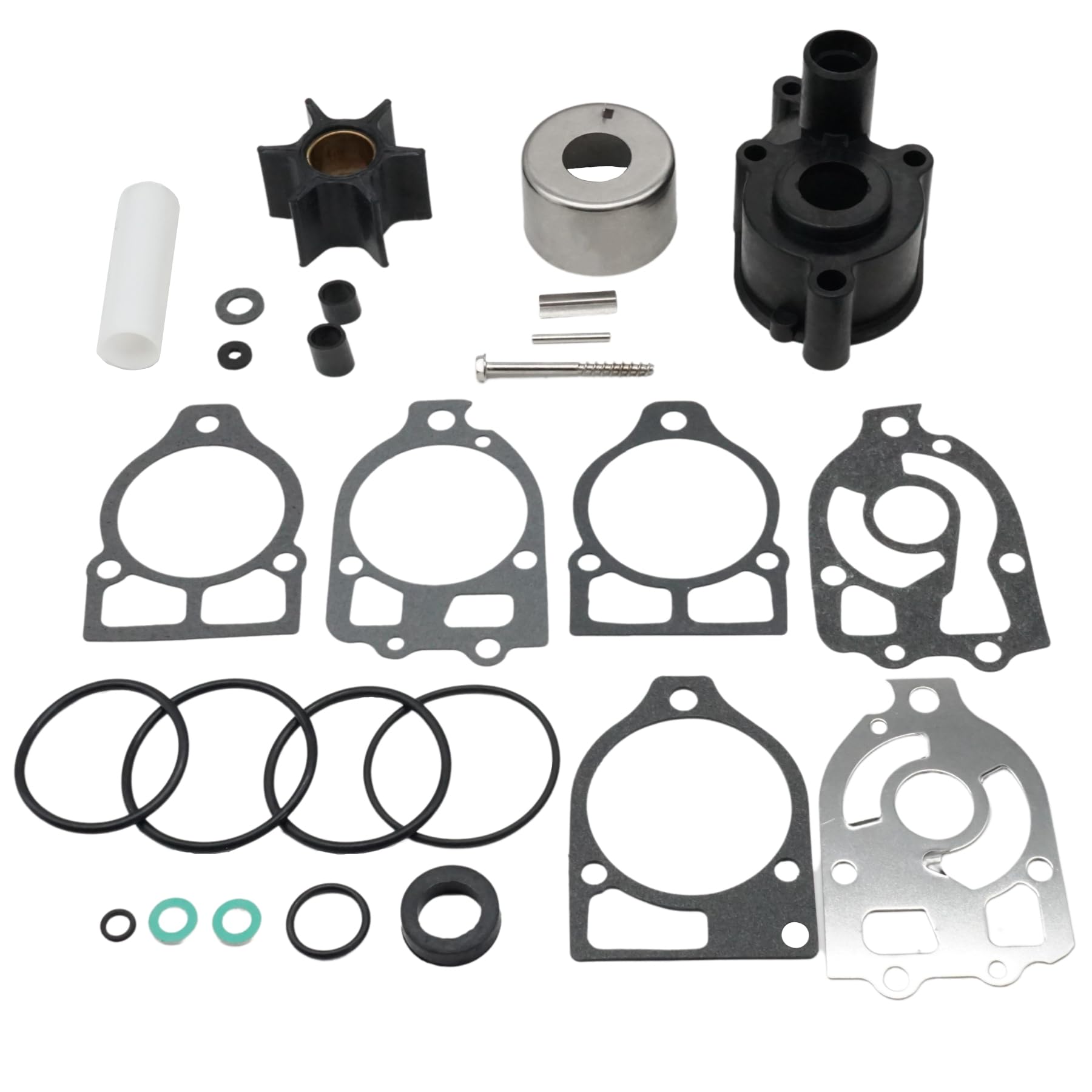 GHmarine 96148A8 Water Pump Impeller Kit for Mercury for Mariner Outboards and for MerCruiser R MR Alpha One Stern Drives 65HP-220HP Replace 46-