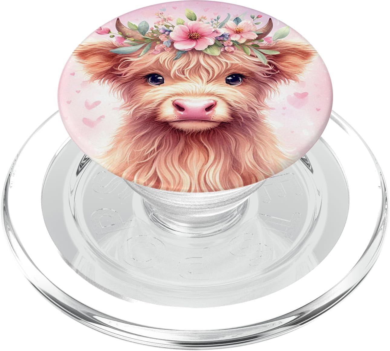 Baby Highland Cow PopSockets PopGrip for MagSafe