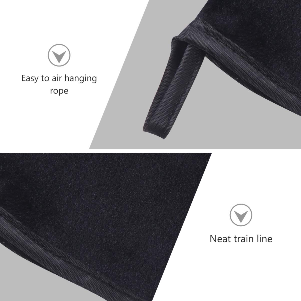 FOMIYES 2sets Self Tanning Mitts Applicator Mini Gloves for Cream Lotion Tanning Mitt Flocking Material 2pcs*2