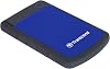 Transcend StoreJet 25H3 1TB Rugged Portable Hard Drive, Shock Resistant USB 3.1 Gen 1, Navy Blue -TS1TSJ25H3B