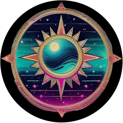 Miniatura 3 de Retro Synthwave Vaporwave Decor classic Anime 80s Print PopSockets Standard PopGrip