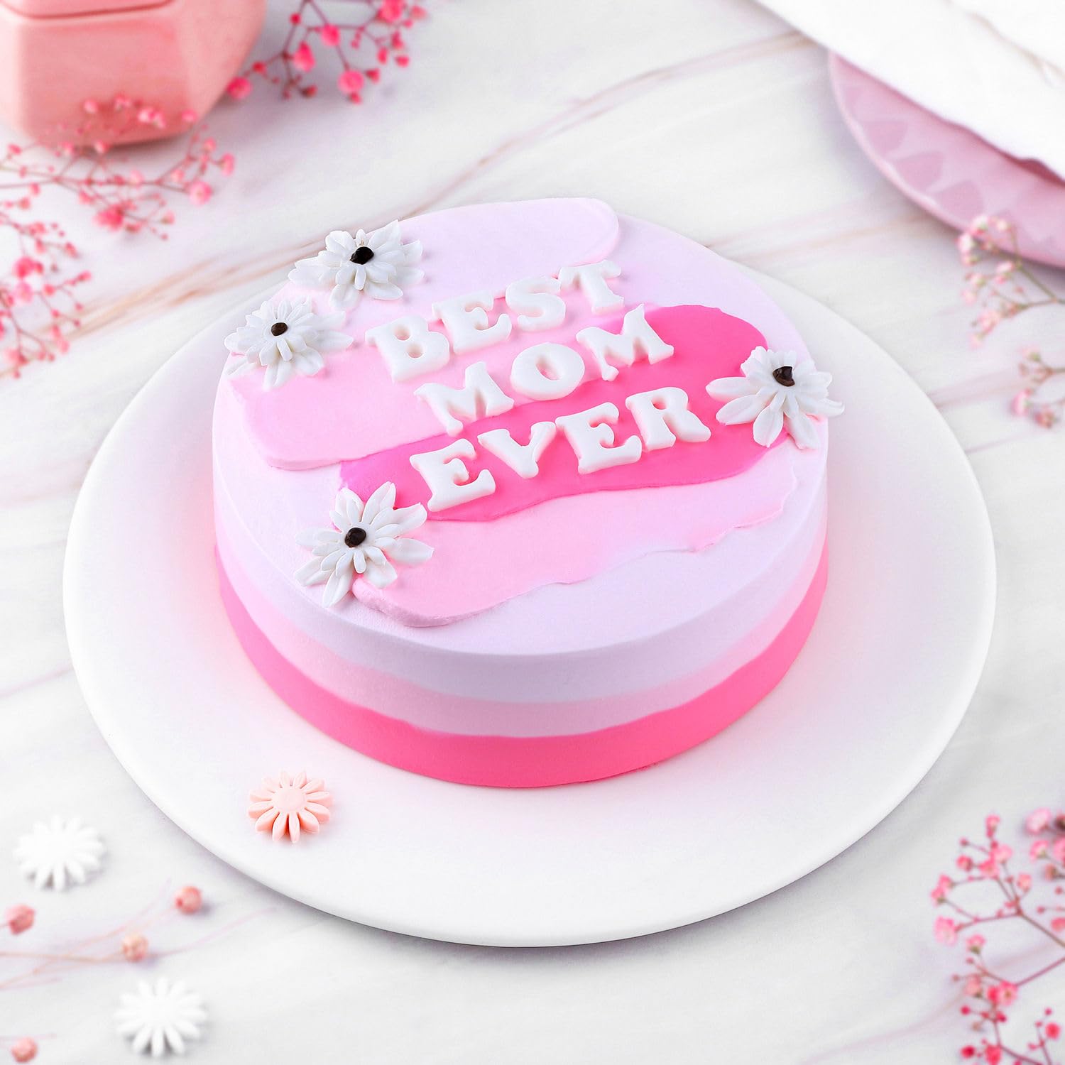 Fnp Chocolate Dream Cake For Mom Half Kg Eggless-image-2