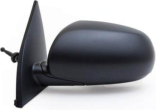 Fit System Espejo lateral del conductor para Hyundai Accent SedanHatchback, negro texturizado, plegable, control remoto manual