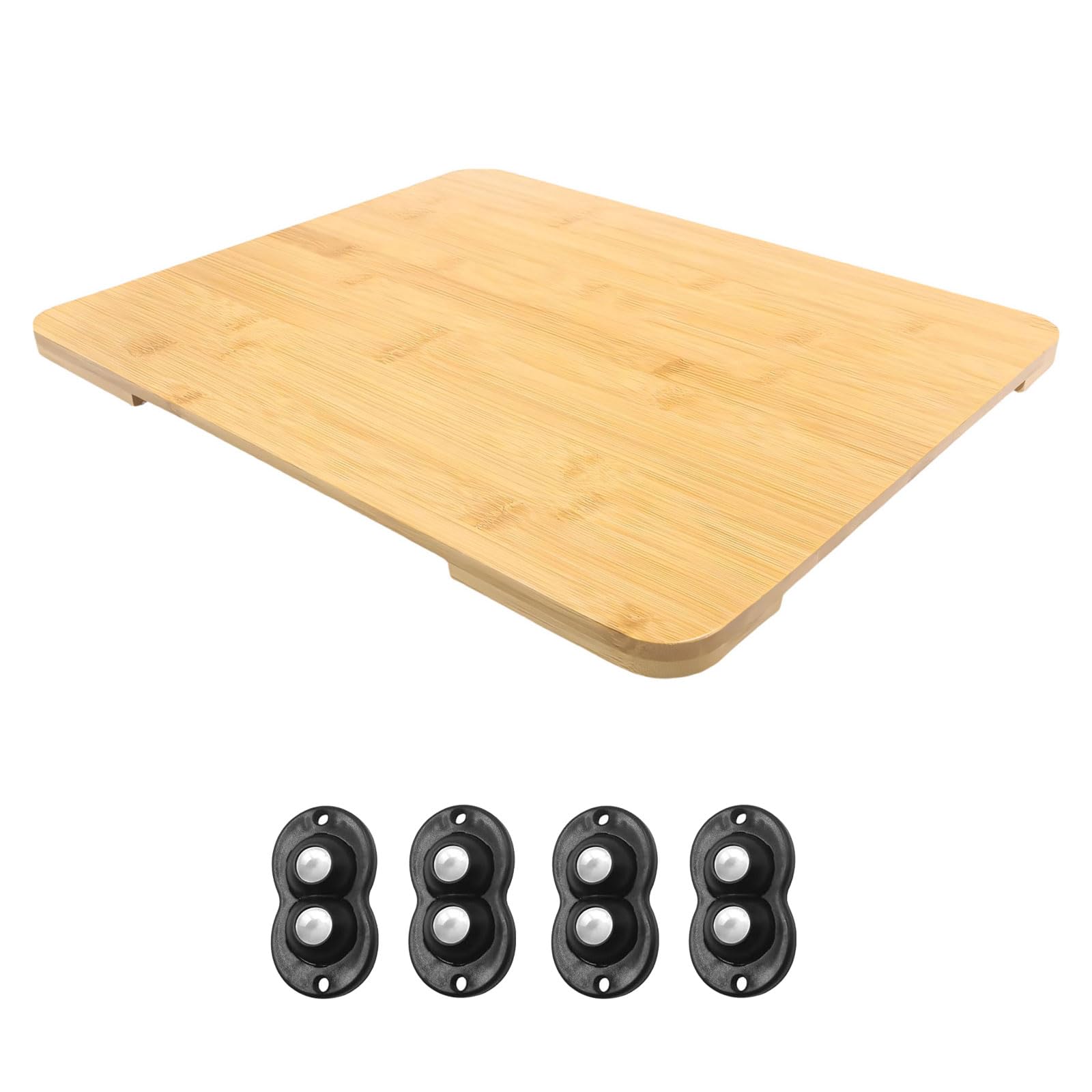 Msioytog Yellow Strong Countertop Storage Tray With Smooth Gliding Action Soldier Appliance Moving Tray