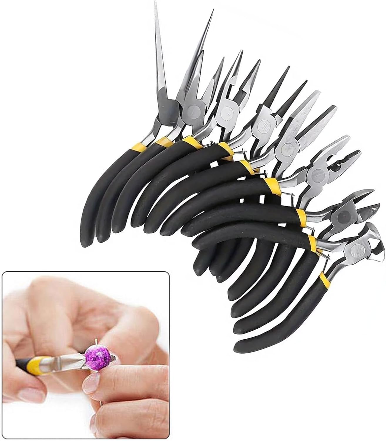 Portable Jewelry Pliers Set Multipurpose Crafting Tools Fashion Accessory for Artistics and Jewelry Lovers Daily Use Pliers Set
