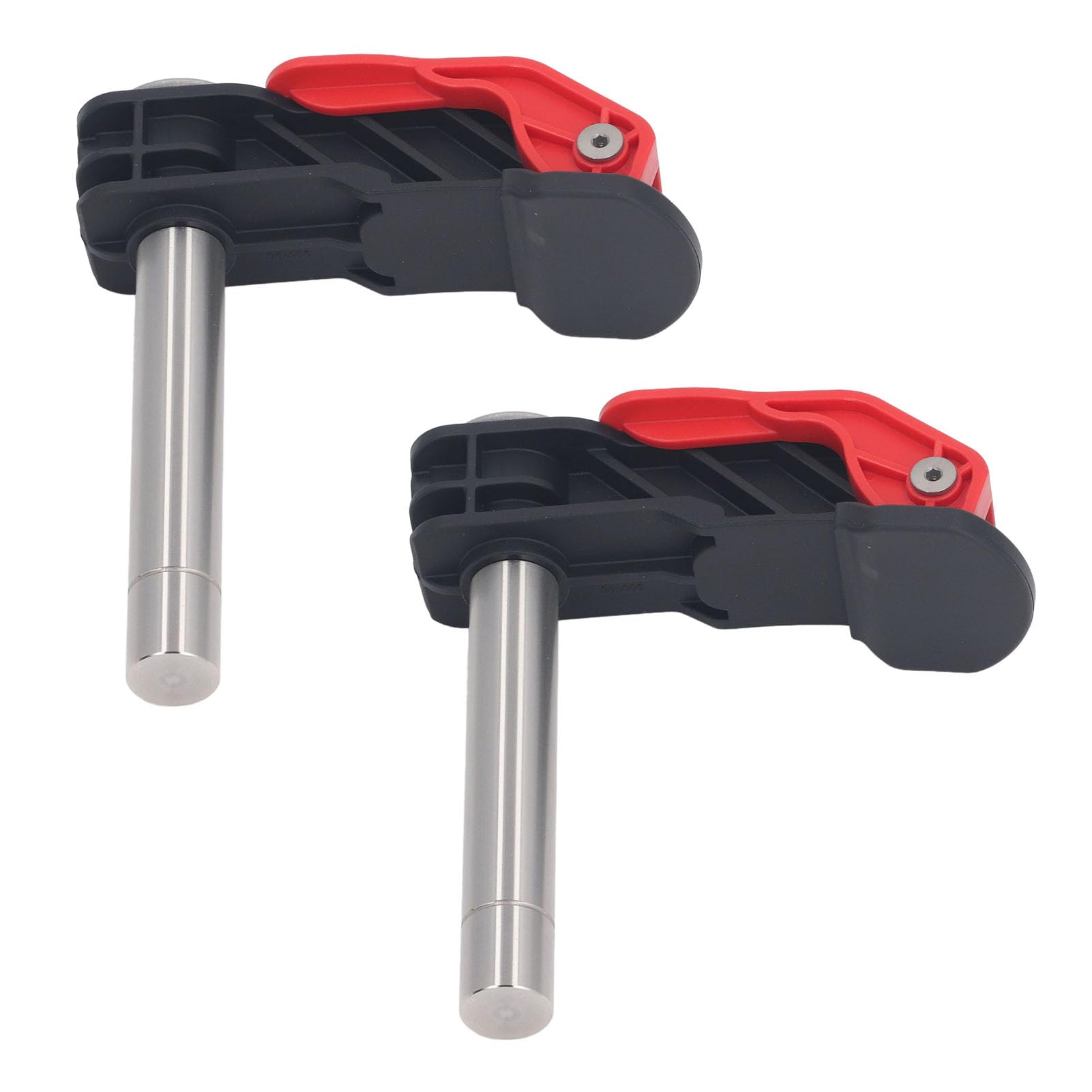 Morsetto per Cani da Panca 2 Pezzi,Fori per Cani a Pressione Rapida per Lavorazione del Legno a Sgancio Rapido da 19 mm,Morsetto per Cani da Panca in Acciaio Inossidabile