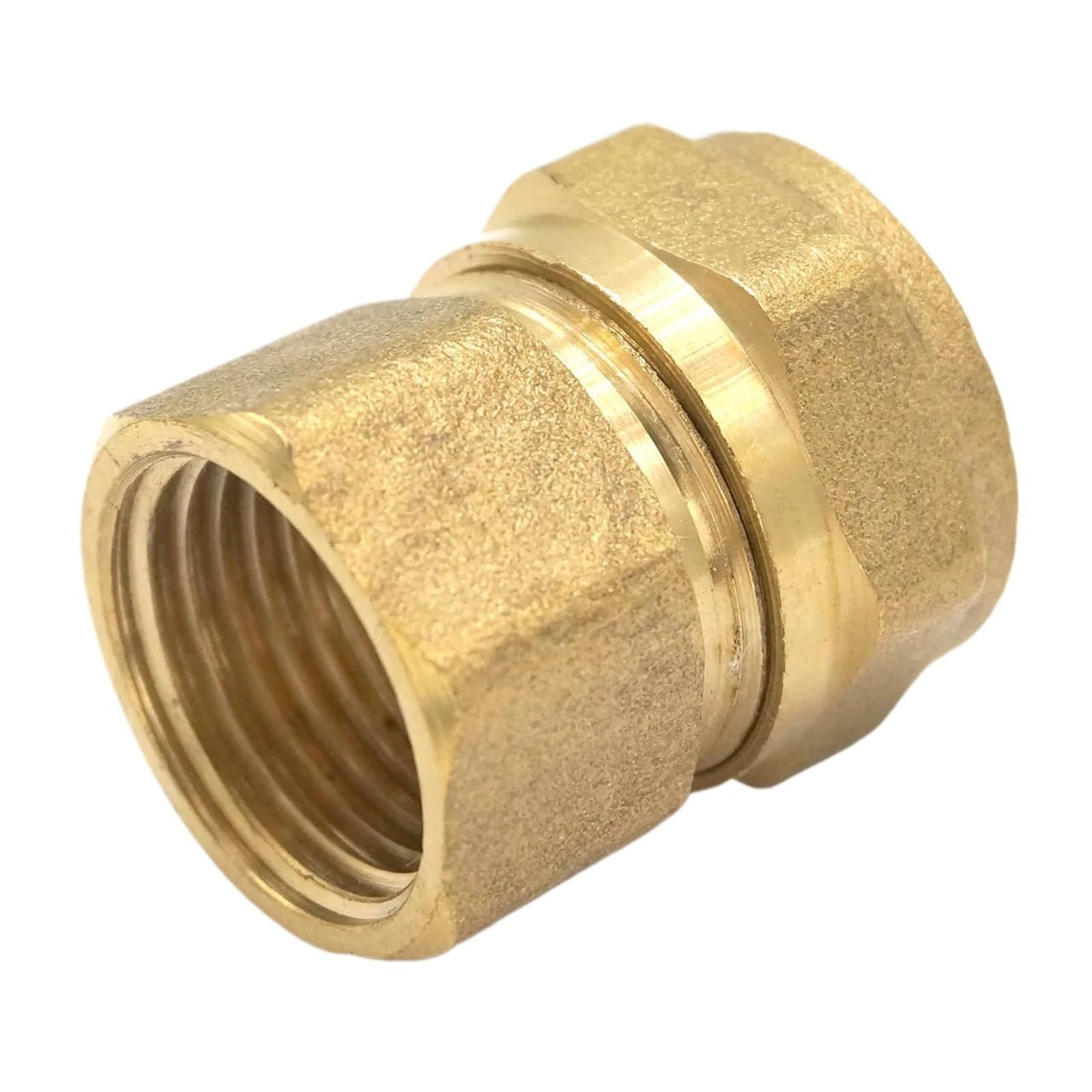 Epaknhgd Women's 1I2 Inch Bsp 1Pc Tube Straight Brass Pipe Fitting
