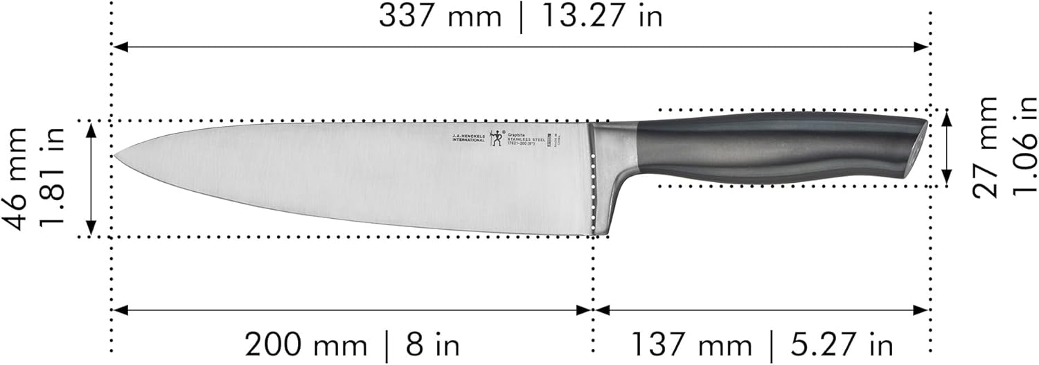 Henckels Graphite 8-inch Chef's Knife