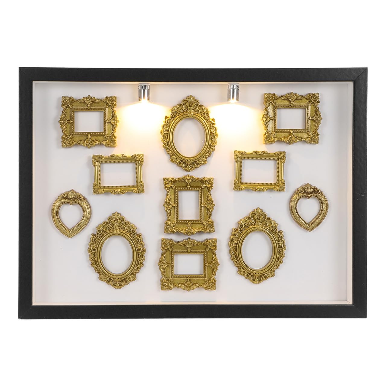 Caja de sombra miniatura DIY con luces led el regalo creativo perfecto para el hogar