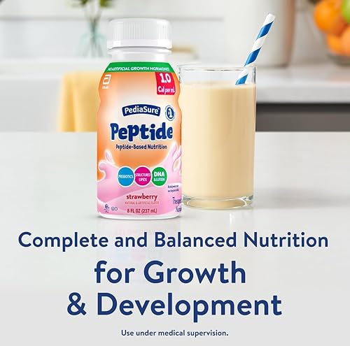 Miniatura 20 de PediaSure Péptido 1.0 Cal, 24 unidades, nutrición completa y equilibrada para niños con condiciones gastrointestinales, fórmula a base de péptidos