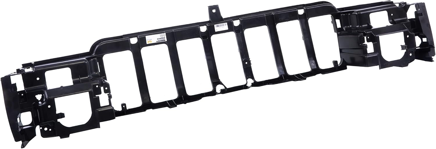 CarPartsDepot Headlight Grille Mounting Header Panel Nose Compatible For Jeep Grand Cherokee Sport Utility Vehicle 1996-1998 Limited Laredo Orvis TSi