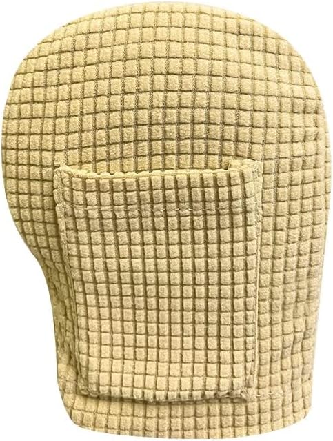 Miniatura 5 de BADASS SHARKS Juego de 4 fundas elásticas para reposabrazos de poliéster suave, protectores de muebles antideslizantes para silla, sofá (beige +