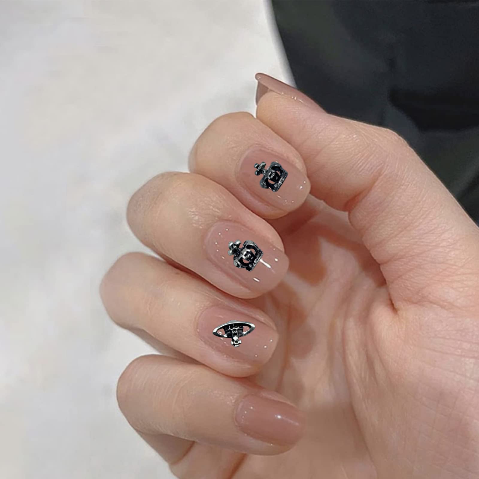 3dネイルパーツ パーツ ネイルパーツ Amazon.co.jp: NOBONU ネイルパーツ クラウン 立体 3D ネイルストーン