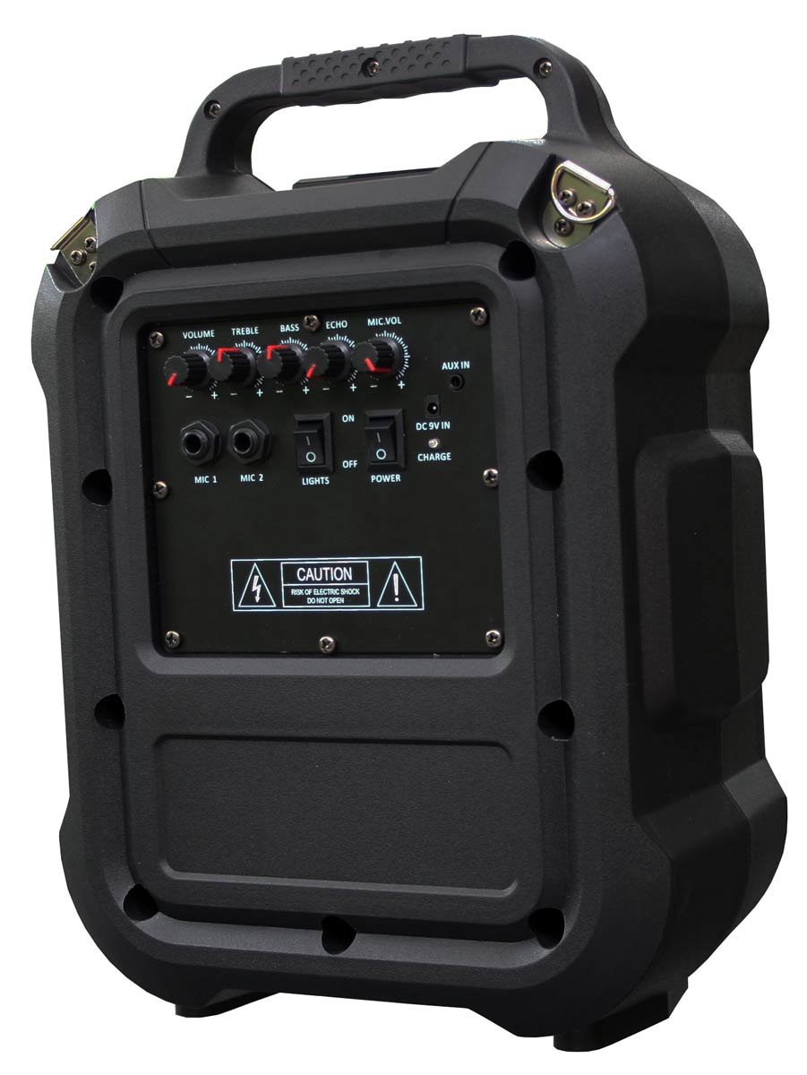 E-Lektron EL16-P tragbare Soundanlage USB/Bluetooth PA Soundsystem mit Mikrofon Sprachverstärker