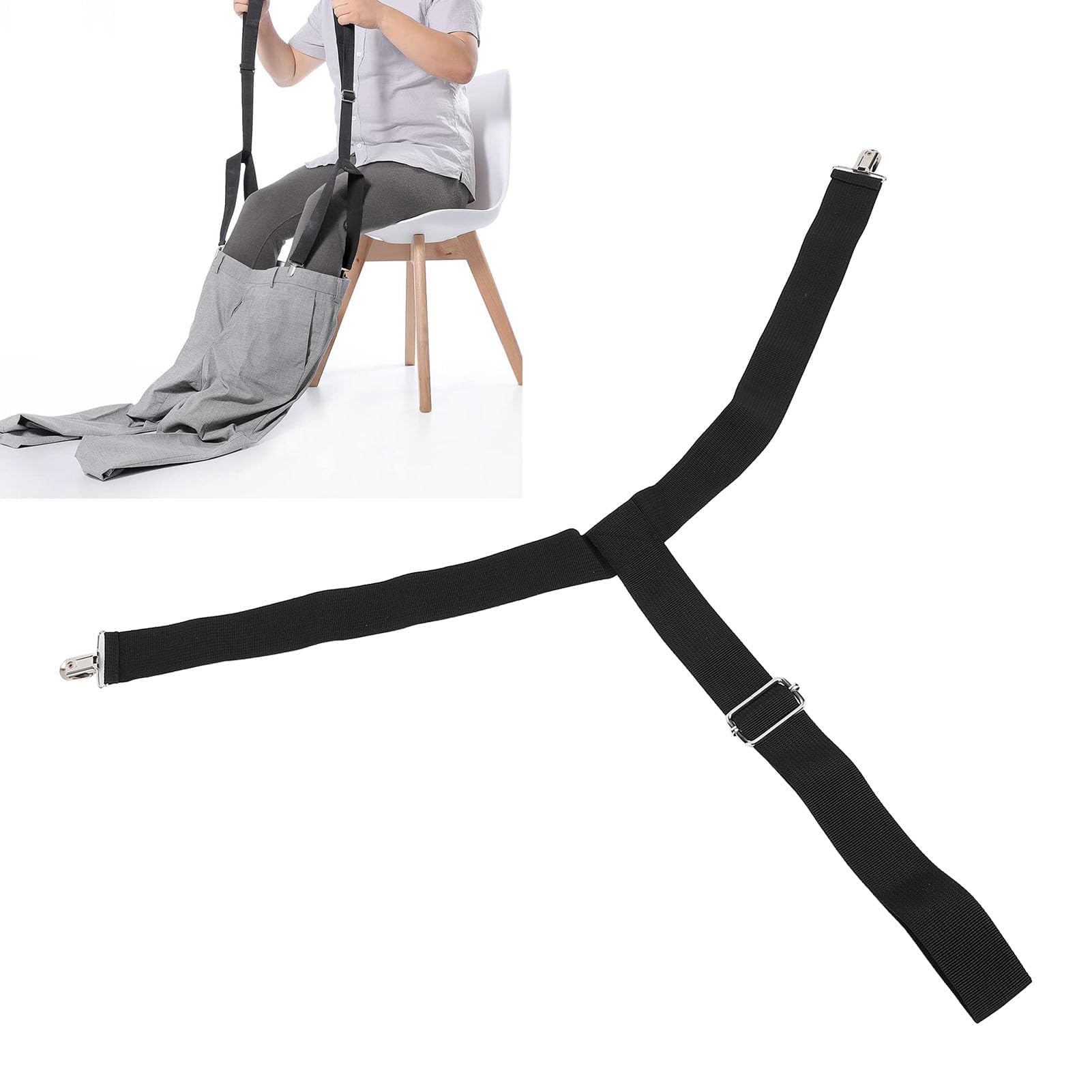 2 pièces aide à l'habillage à pince en métal, aides à l'habillage réglables pour remonter les pantalons pour handicapés, personnes âgées, personnes âgées, femmes enceintes et