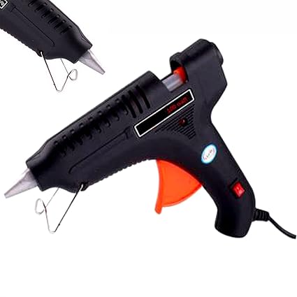 Frackkon Heavyduty Hot Melt Multipurpose Glue Gun with On Off Switch and Led Indicator Multi Colour