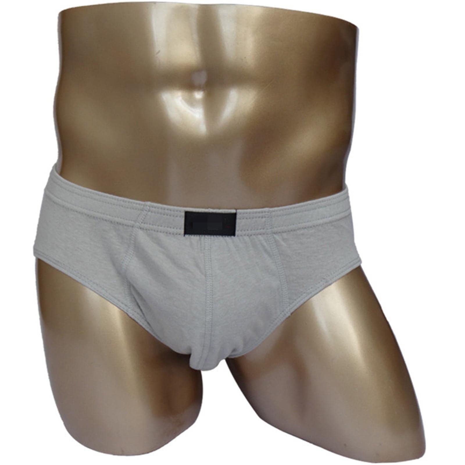 Calzoncillos Hombre Breve Hombres Sólidos 6 Unids Pantes De Comunzgulo De Algodón Más Tamaño