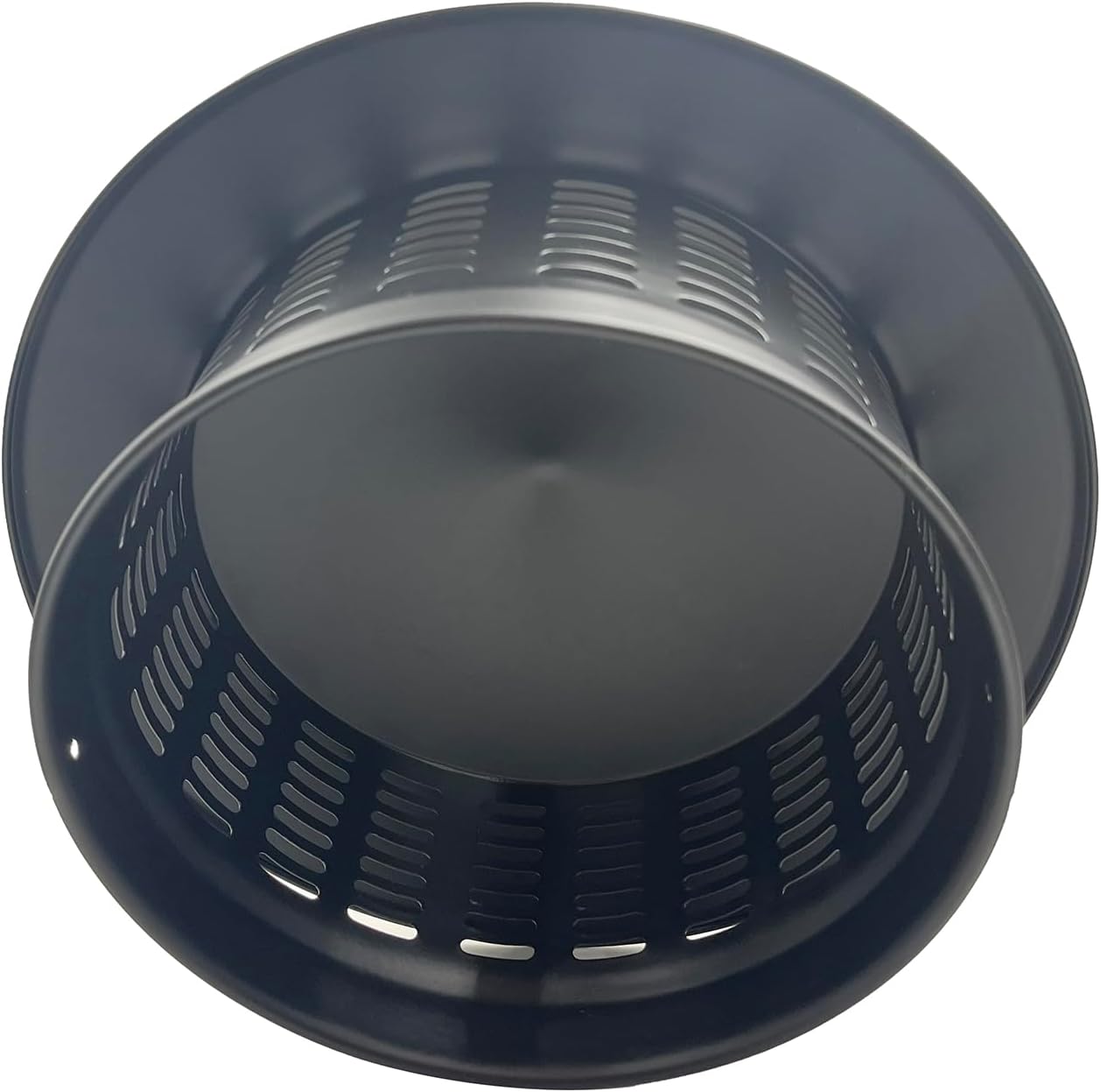 8" Black Round Chimney Cap with Cone Top Stainless Steel Fireplace Chimney Cover Rain Caps for Outside