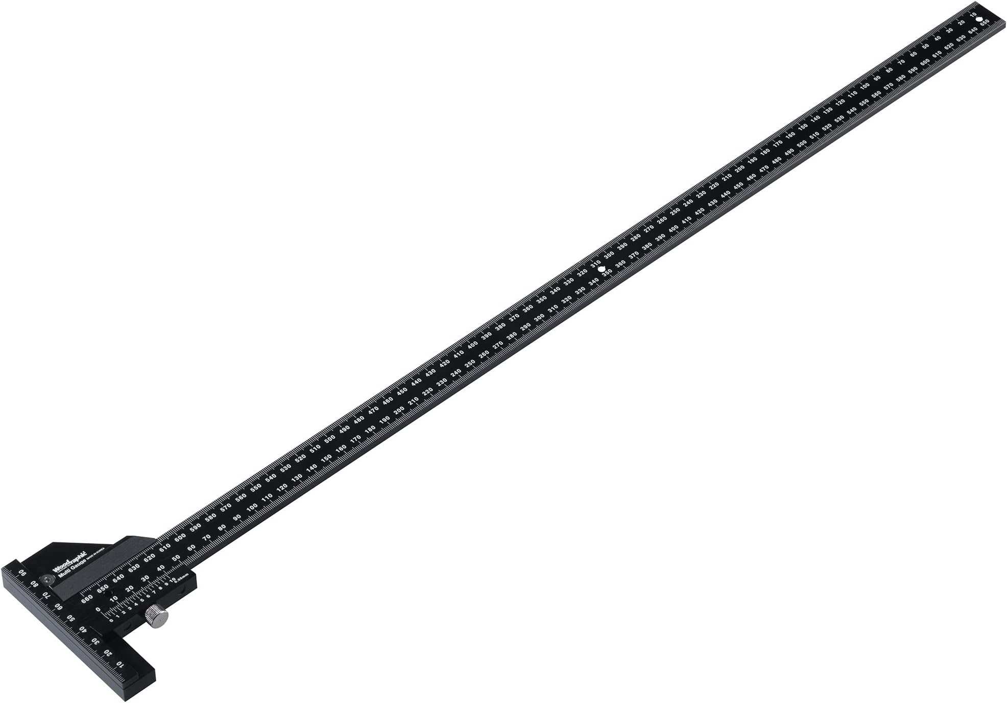 Scriber Gauge 600mm – Long Metric Measuring and Marking Tool, Layout Gauge, CNC Aluminum Ruler for Woodworking, Joinery, Cabinet, Framing and Furniture (New Version)