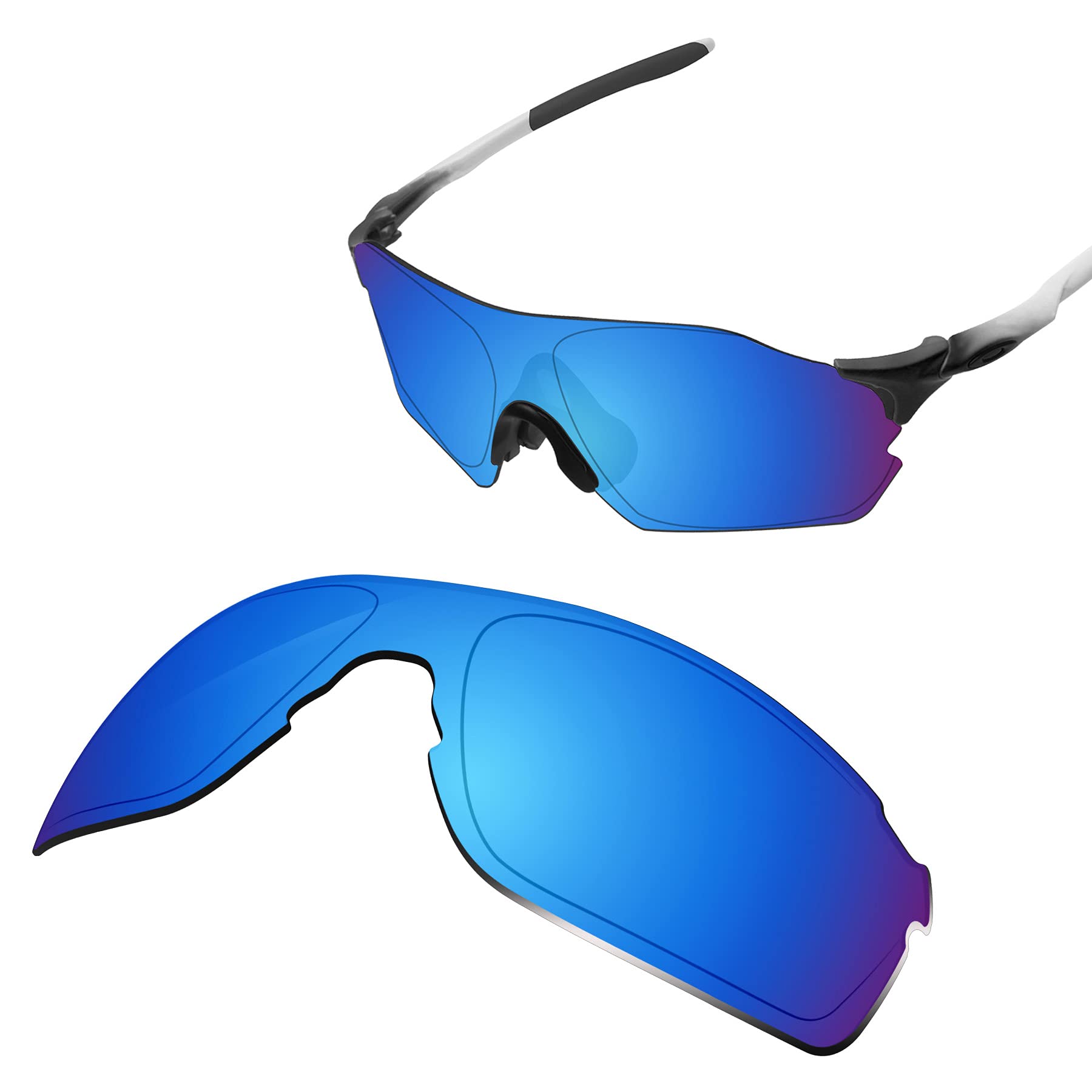 Glintbay 100% Precise-Fit Replacement Sunglass Lenses for Oakley EVZero Pitch OO9383