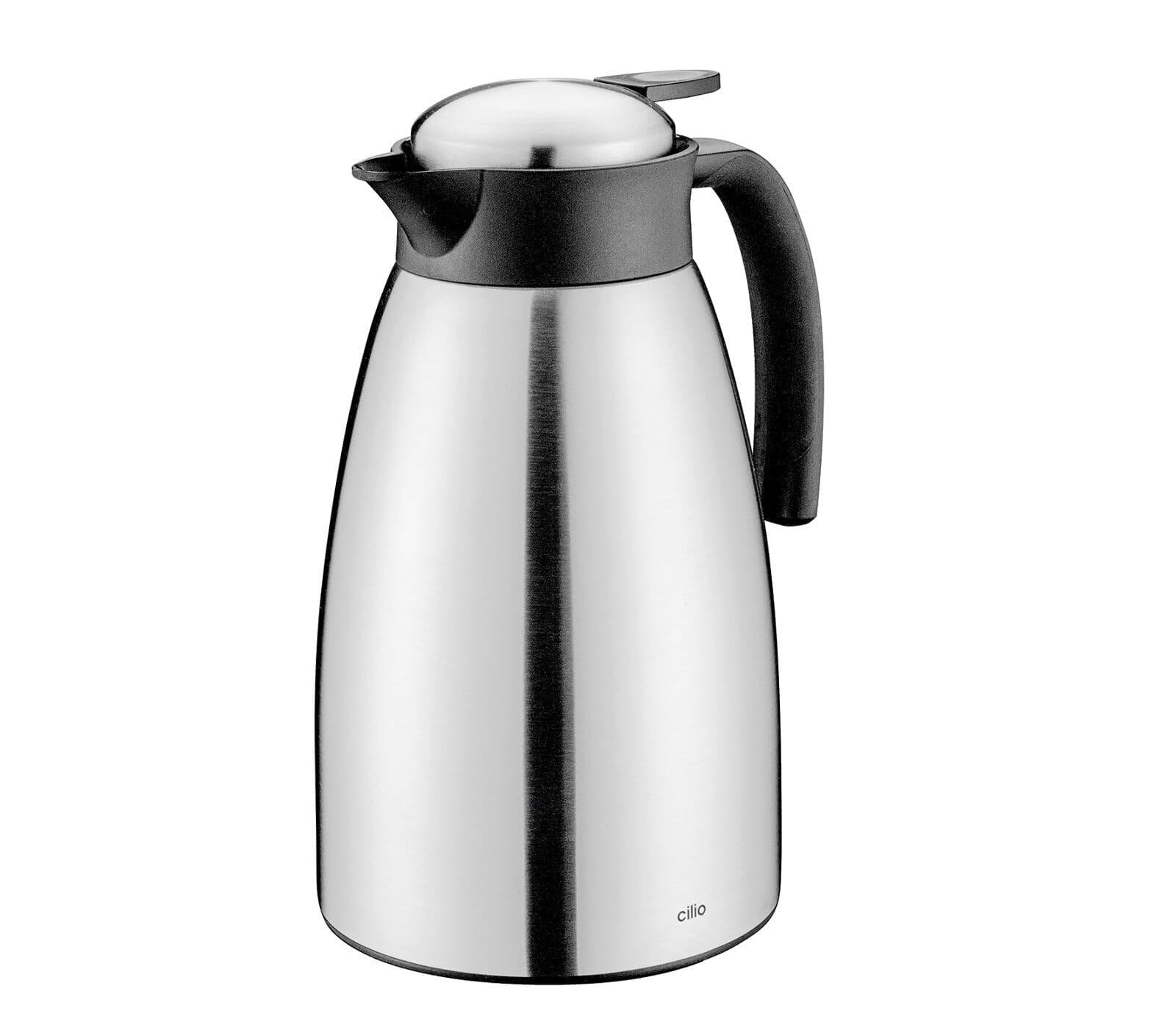 Isolierkanne SAVONA Thermoskanne Kaffeekanne Teekanne 1,5 Liter cilio