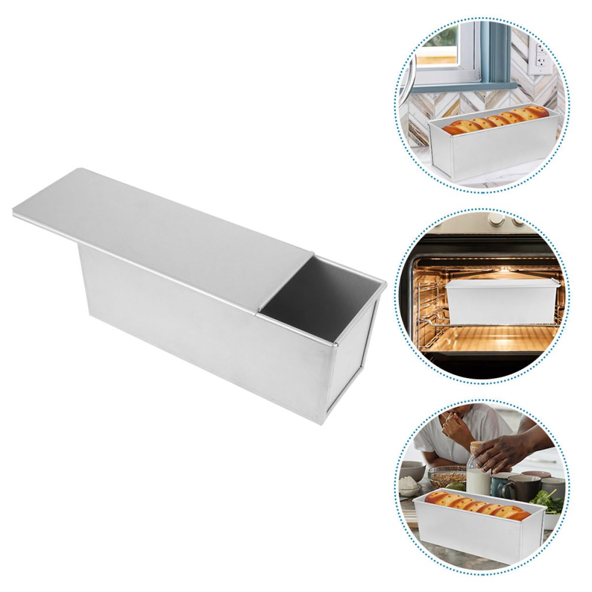 Kastenform Mit Deckel Brotbackform Für Kuchen Brot Und Laibe Backutensilien Und Zubehör